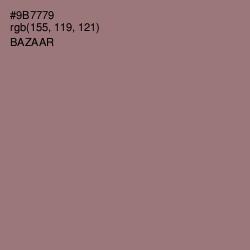 #9B7779 - Bazaar Color Image