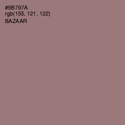 #9B797A - Bazaar Color Image