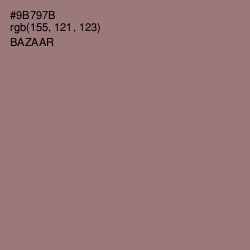#9B797B - Bazaar Color Image