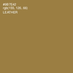 #9B7E42 - Leather Color Image