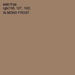 #9B7F66 - Almond Frost Color Image