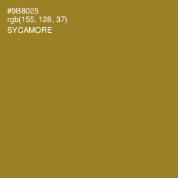 #9B8025 - Sycamore Color Image