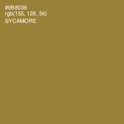 #9B8038 - Sycamore Color Image