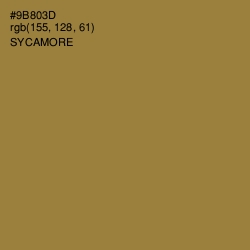 #9B803D - Sycamore Color Image