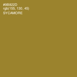 #9B822D - Sycamore Color Image