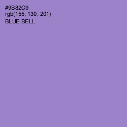 #9B82C9 - Blue Bell Color Image