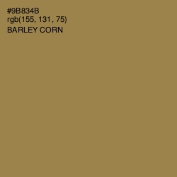 #9B834B - Barley Corn Color Image