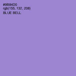 #9B84D0 - Blue Bell Color Image