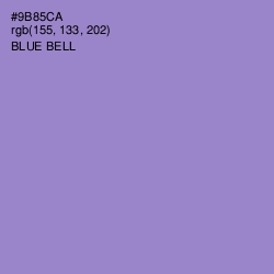 #9B85CA - Blue Bell Color Image