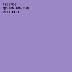 #9B87C6 - Blue Bell Color Image