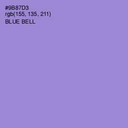 #9B87D3 - Blue Bell Color Image