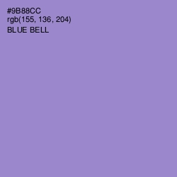 #9B88CC - Blue Bell Color Image