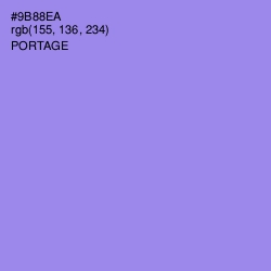 #9B88EA - Portage Color Image