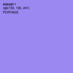 #9B88F1 - Portage Color Image