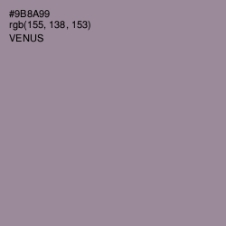 #9B8A99 - Venus Color Image