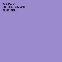 #9B8ACD - Blue Bell Color Image