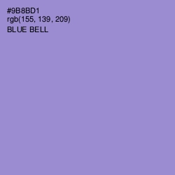#9B8BD1 - Blue Bell Color Image