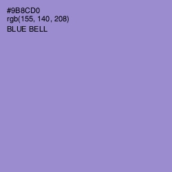 #9B8CD0 - Blue Bell Color Image