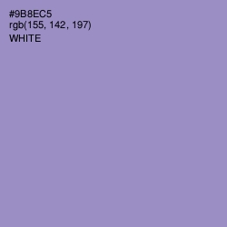 #9B8EC5 - Blue Bell Color Image