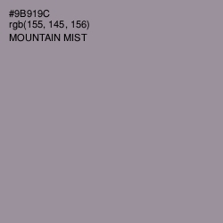 #9B919C - Mountain Mist Color Image