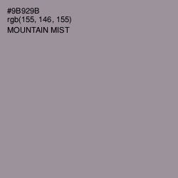 #9B929B - Mountain Mist Color Image