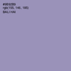 #9B92B9 - Bali Hai Color Image