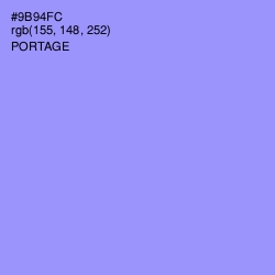 #9B94FC - Portage Color Image