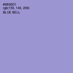 #9B95D1 - Blue Bell Color Image