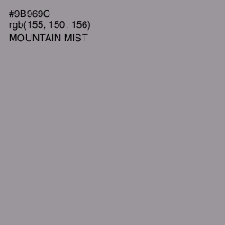 #9B969C - Mountain Mist Color Image