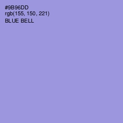 #9B96DD - Blue Bell Color Image