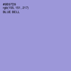 #9B97D9 - Blue Bell Color Image