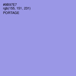 #9B97E7 - Portage Color Image
