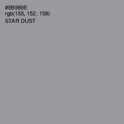 #9B989E - Star Dust Color Image