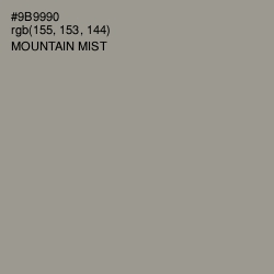 #9B9990 - Mountain Mist Color Image