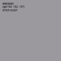 #9B999D - Star Dust Color Image