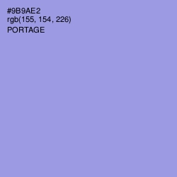 #9B9AE2 - Portage Color Image