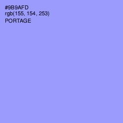 #9B9AFD - Portage Color Image