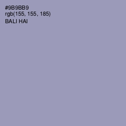 #9B9BB9 - Bali Hai Color Image