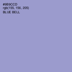 #9B9CCD - Blue Bell Color Image