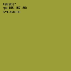 #9B9D37 - Sycamore Color Image
