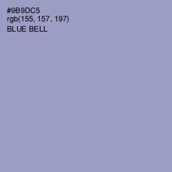 #9B9DC5 - Blue Bell Color Image