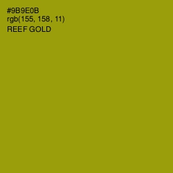#9B9E0B - Reef Gold Color Image