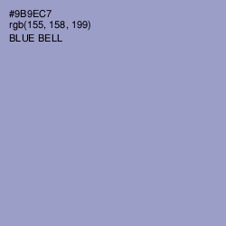 #9B9EC7 - Blue Bell Color Image
