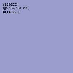 #9B9ECD - Blue Bell Color Image