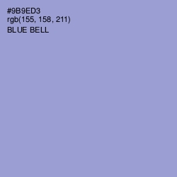 #9B9ED3 - Blue Bell Color Image