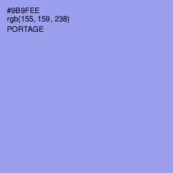 #9B9FEE - Portage Color Image