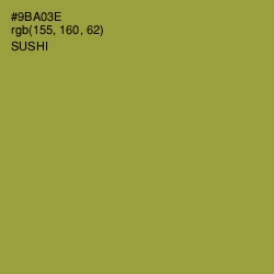 #9BA03E - Sushi Color Image
