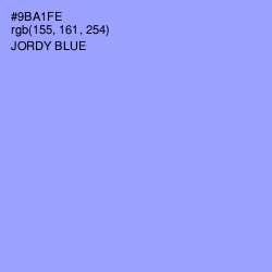 #9BA1FE - Jordy Blue Color Image