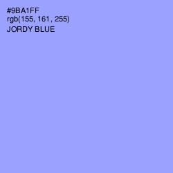 #9BA1FF - Jordy Blue Color Image