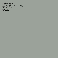 #9BA299 - Sage Color Image